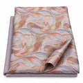 Tissu Brocart strass Cuivre lilas