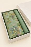 Tlija en soie Vert amande en coffret