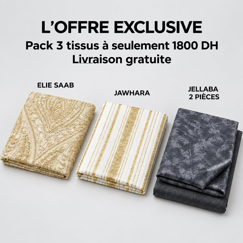 Pack Mariée : Elie Saab + Jawhara + Jellaba 2 pièces