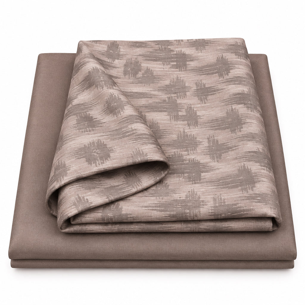 Tissu Jellaba 2 pièces Taupe