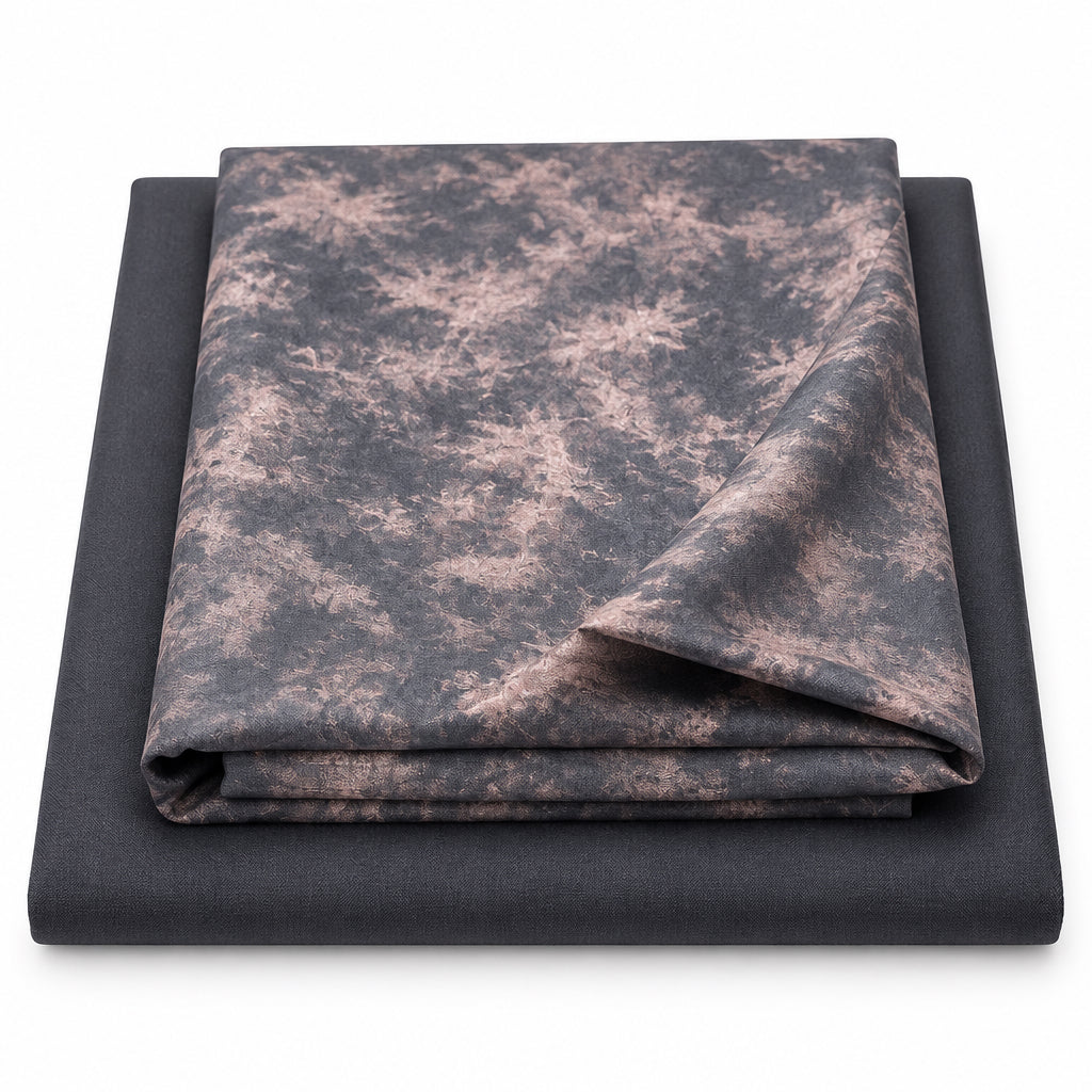 Tissu Jellaba 2 pièces Noir bronze