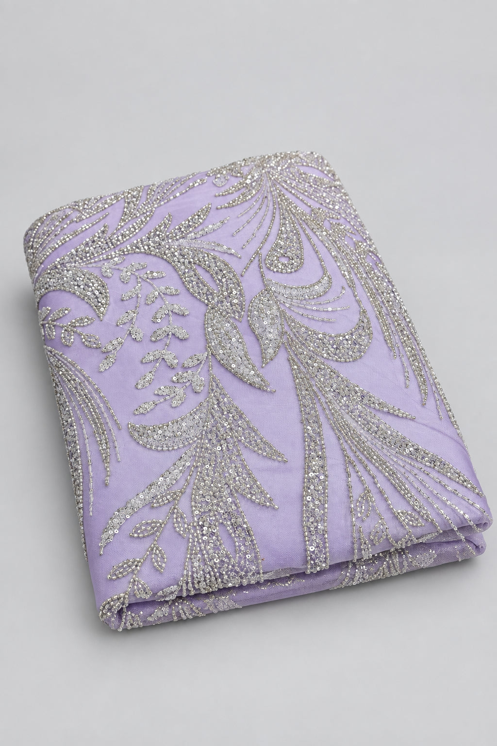 Tissu Elie Saab – Lilas perlé
