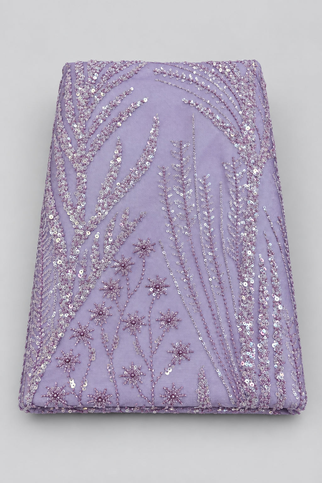Tissu Elie Saab – Mauve fleuri