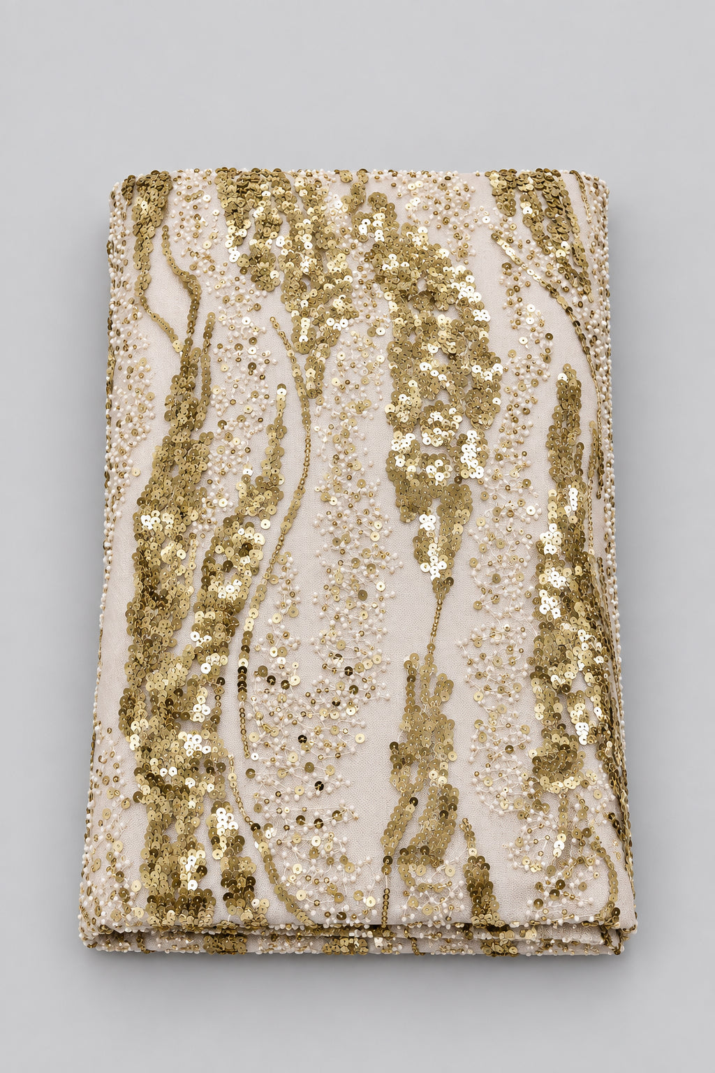 Tissu Elie Saab – Rose poudré doré