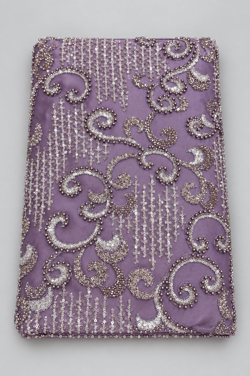 Tissu Elie Saab – Mauve perlé