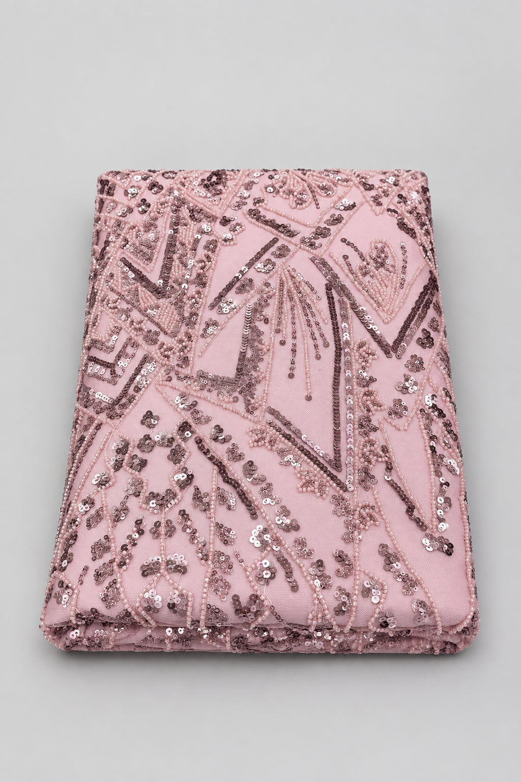 Tissu Elie Saab – Rose pailleté