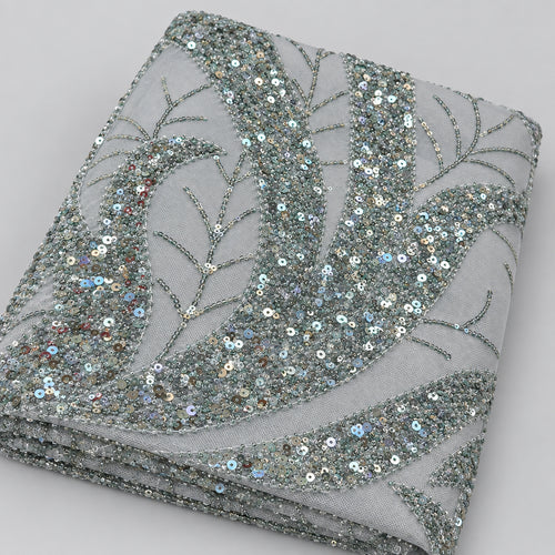 Tissu Elie Saab – Vert sauge