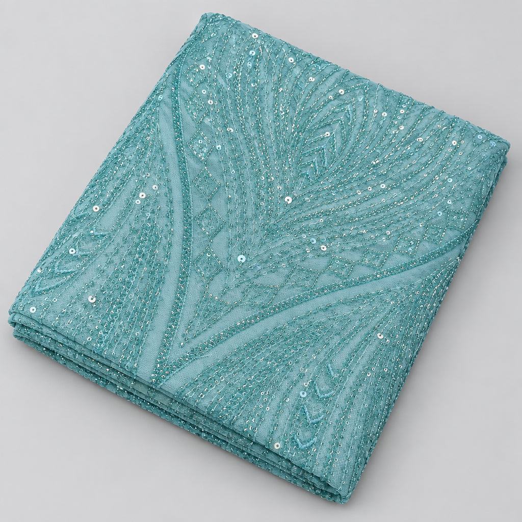 Tissu Elie Saab – Turquoise
