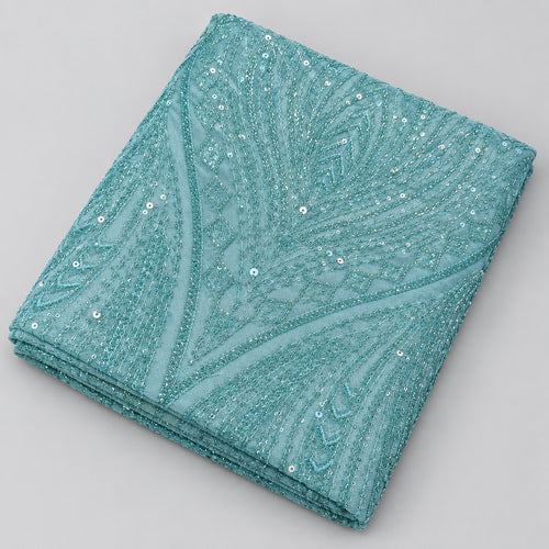 Tissu Elie Saab – Turquoise
