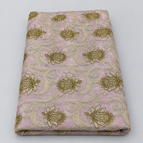 Brocart indien – Rose doré